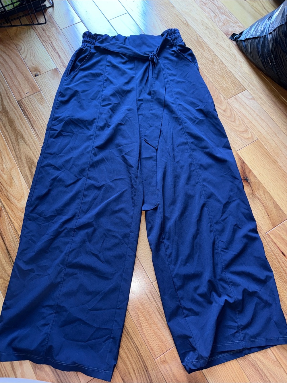 Zella Navy Elastic Waist Lounge Pants Size S
